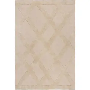 Béžový bavlněný koberec 120x170 cm Tessa Diamond – Flair Rugs