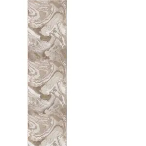 Béžový běhoun 60x230 cm Marbled – Flair Rugs