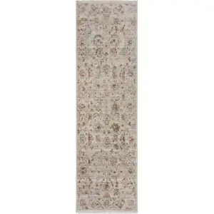 Béžový běhoun 66x240 cm Elodie Traditional – Flair Rugs