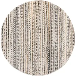 Béžový kulatý koberec 140x140 cm Camino – Flair Rugs