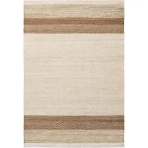 Béžový oboustranný ručně tkaný jutový koberec 120x170 cm Cedar – Asiatic Carpets