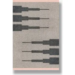 Béžový pratelný koberec 55x80 cm Marker – Mette Ditmer Denmark