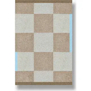 Béžový pratelný koberec 55x80 cm Square – Mette Ditmer Denmark