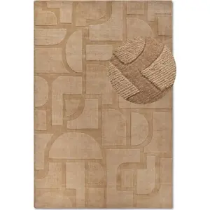 Béžový ručně tkaný vlněný koberec 190x280 cm Alexis – Villeroy&Boch