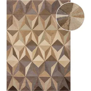 Béžový vlněný koberec 120x170 cm Reverie – Flair Rugs