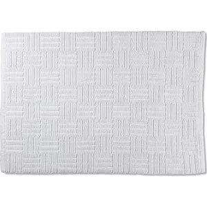 Produkt Bílá bavlněná koupelnová předložka Kela Leana, 50 x 80 cm