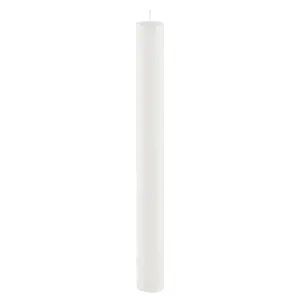 Produkt Bílá dlouhá svíčka Ego Dekor Cylinder Pure, doba hoření 42 h