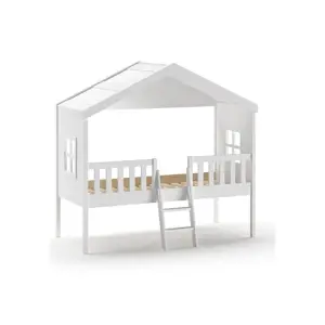 Produkt Bílá domečková vyvýšená dětská postel 90x200 cm Housebed – Vipack