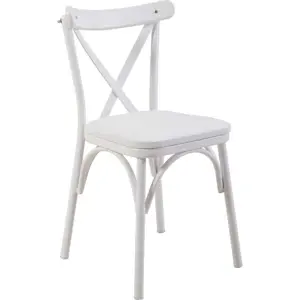 Produkt Bílá jídelní židle Oliver Sandalyer – Kalune Design