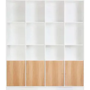 Bílá knihovna v dekoru dubu 176x199 cm Mistral - Hammel Furniture