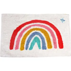Produkt Bílá koupelnová předložka 83x52,5 cm Rainbow – Rex London