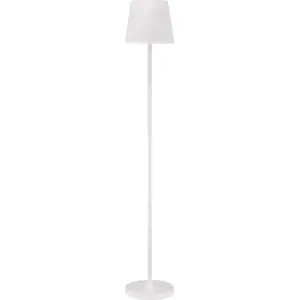 Bílá LED stmívatelná stojací lampa (výška 135 cm) Dorian – Remember