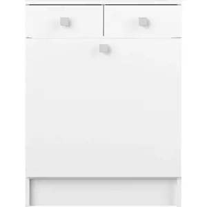 Produkt Bílá nízká koupelnová skříňka 60x82 cm Combi - TemaHome