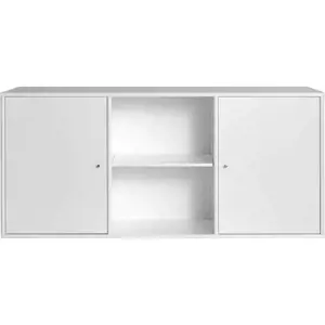 Produkt Bílá nízká závěsná komoda 133x61 cm Mistral – Hammel Furniture