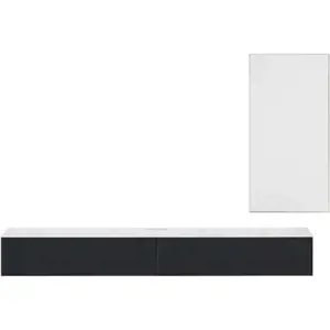 Produkt Bílá sestava TV stolku a skříňky Edge by Hammel