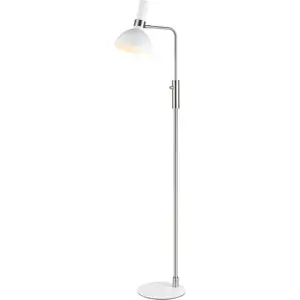 Bílá stojací lampa Markslöjd Larry