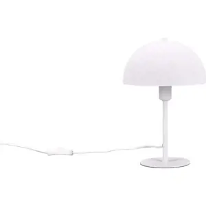 Bílá stolní lampa (výška 30 cm) Nola – Trio