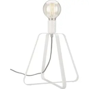 Bílá stolní lampa, výška 31 cm Riccardo – LAMKUR