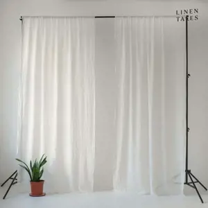 Produkt Bílá záclona 130x200 cm Daytime – Linen Tales