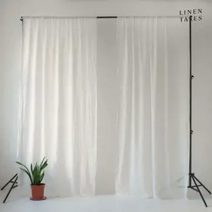 Produkt Bílá záclona 130x275 cm Daytime – Linen Tales