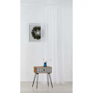 Bílá záclona 300x245 cm Voile – Mendola Fabrics