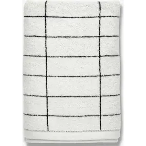 Bílé bavlněné ručníky v sadě 2 ks 40x60 cm Tile Stone – Mette Ditmer Denmark