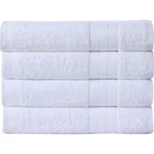 Produkt Bílé bavlněné ručníky v sadě 4 ks 50x100 cm – Good Morning