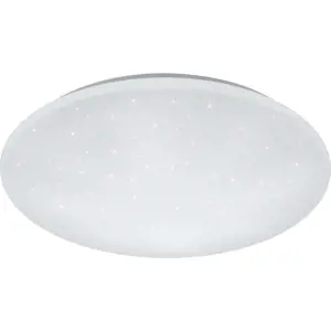 Bílé kulaté LED stropní svítidlo Trio Kato, průměr 60 cm