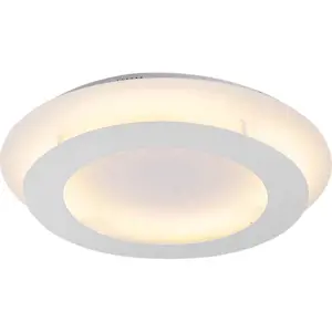 Produkt Bílé LED stropní svítidlo s kovovým stínidlem 50x50 cm Merle – Candellux Lighting