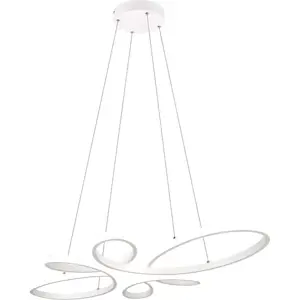 Bílé LED závěsné svítidlo Fly – Trio