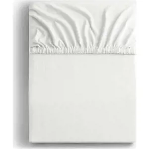 Produkt Bílé napínací prostěradlo jersey 90x200 cm Amber – DecoKing