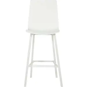 Produkt Bílé plastové zahradní barové židle v sadě 2 ks Sophie Wave – Hartman