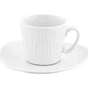 Bílé porcelánové šálky na espresso v sadě 6 ks 30 ml Ylang – Villa Altachiara