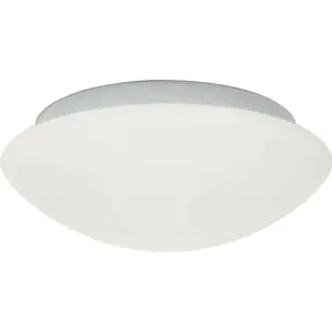 Bílé stropní svítidlo se skleněným stínidlem ø 28 cm Nina – Candellux Lighting