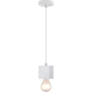 Bílé závěsné svítidlo Cubick – Candellux Lighting