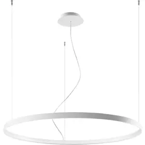 Produkt Bílé závěsné svítidlo Nice Lamps Ganica, ø 100 cm
