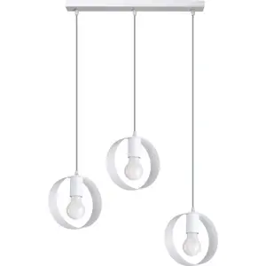 Produkt Bílé závěsné svítidlo ø 18 cm Lammi – Nice Lamps
