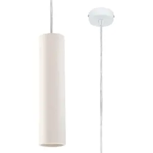 Produkt Bílé závěsné svítidlo s keramickým stínidlem ø 8 cm Santana – Nice Lamps