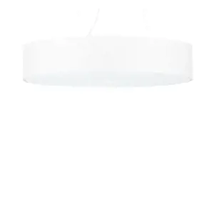 Produkt Bílé závěsné svítidlo s textilním stínidlem ø 60 cm Herra – Nice Lamps