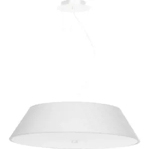Produkt Bílé závěsné svítidlo se skleněným stínidlem ø 60 cm Hektor – Nice Lamps