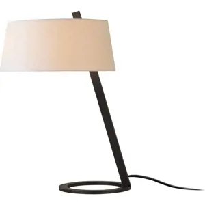 Bílo-černá stolní lampa (výška 55 cm) Salihini – Opviq lights