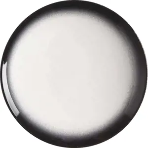 Bílo-černý keramický dezertní talíř Maxwell & Williams Caviar, ø 20 cm