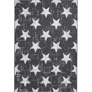 Produkt Bílo-černý venkovní koberec 170x120 cm Santa Monica - Think Rugs