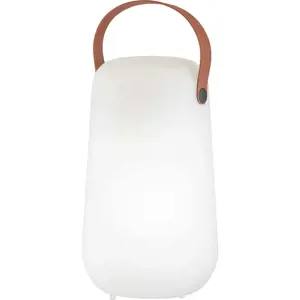 Produkt Bílo-hnědá LED stolní lampa (výška 26 cm) Collgar – Fischer & Honsel