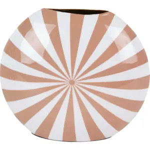 Bílo-oranžová váza (výška 19 cm) Candy Swirl – PT LIVING