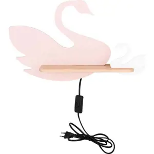 Produkt Bílo-růžové dětské svítidlo Swan – Candellux Lighting