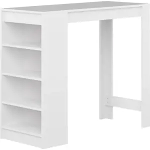 Produkt Bílý barový stůl 115x50 cm Aravis - TemaHome