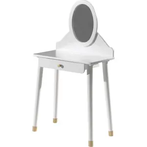 Produkt Bílý dětský toaletní stolek z borovicového dřeva Vipack Billy