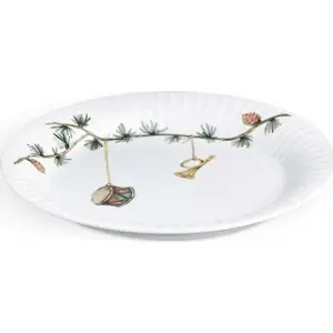 Bílý dezertní porcelánový talíř s vánočním motivem ø 19 cm Hammershøi Christmas – Kähler Design