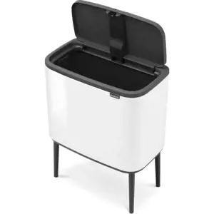 Produkt Bílý dotykový ocelový odpadkový koš 36 l Bo Touch Bin – Brabantia